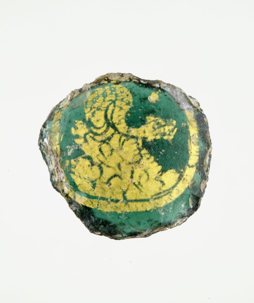 Glass fragment, 3rd-4th century. Artist: Unknown.
