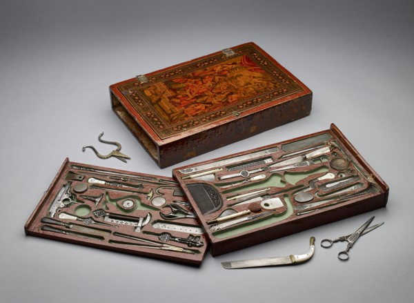 Tool kit depicting the Holy Family, c1830. Artist: Unknown.
