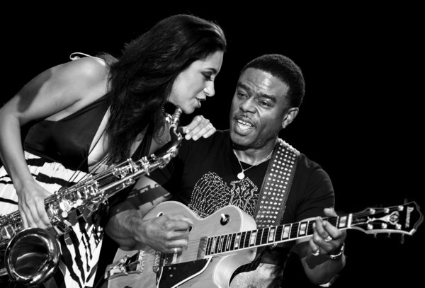 Jessy J and Norman Brown, 2010. Artist: Alan John Ainsworth.