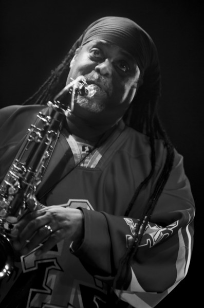 Courtney Pine Artist: Alan John Ainsworth.