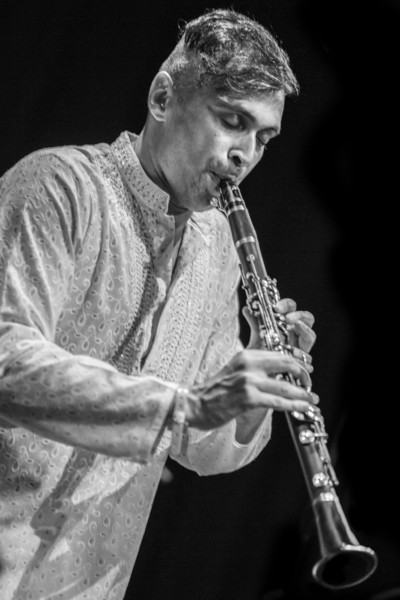Arun Ghosh, 2018. Artist: Alan John Ainsworth.