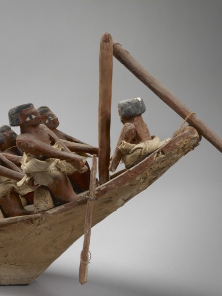 Model boat, IXth Dynasty, c2125 - c2080 BC. Artist: Unknown.