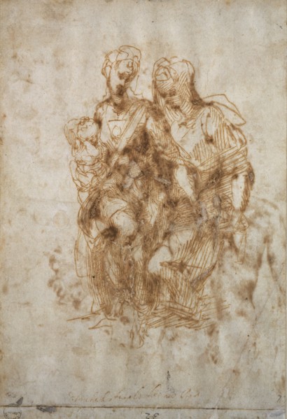 The Virgin and Child with St Anne, c1500-1520. Artist: Raphael.