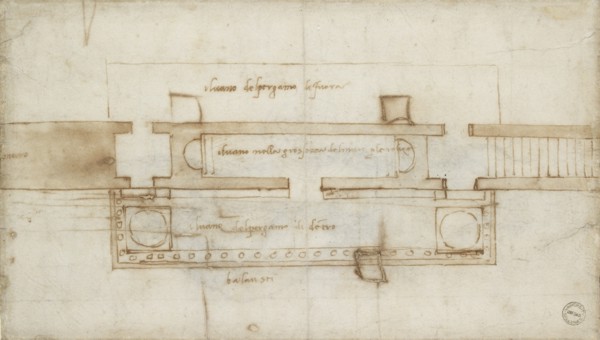 Design for a Relic Chamber, c1490-1560. Artist: Michelangelo Buonarroti.