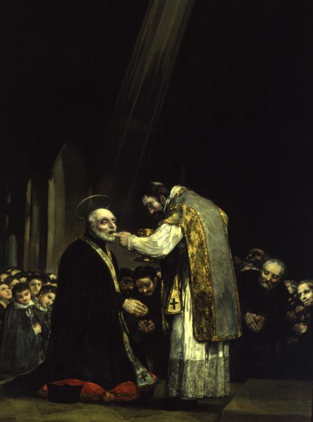 Last Communion of St. Joseph Calasanz' by Francisco de Goya.