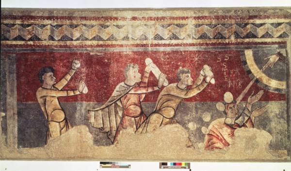 Martyrdom of St. Stephen, mural painting from the Church of Sant Joan de Boi.
