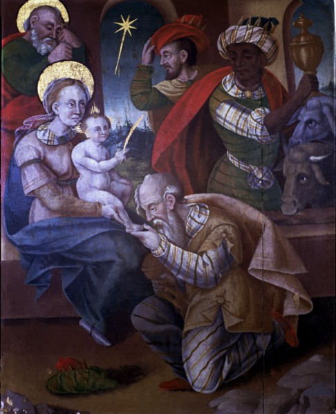 'Adoration of the Magi', by an anonymous author.
