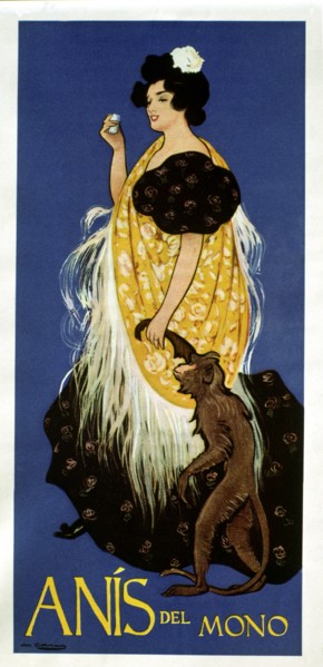 Banner Ad 'Anis del Mono', by Ramon Casas.