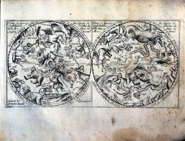 'Heavenly Globes', name and figures of the celestial constellations and signs of the Arctic and ?