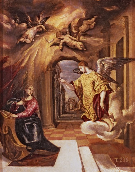 'The Annunciation', by El Greco.