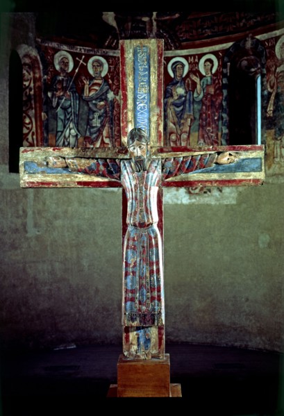 Batlló Majesty, polychromed sculpture from Olot.