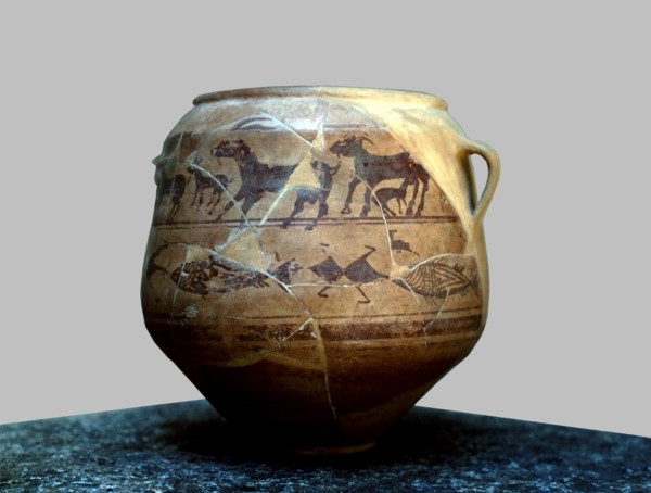 Goats vessel, from the necropolis of Cabecico del Tesoro in Verdolay (Murcia).