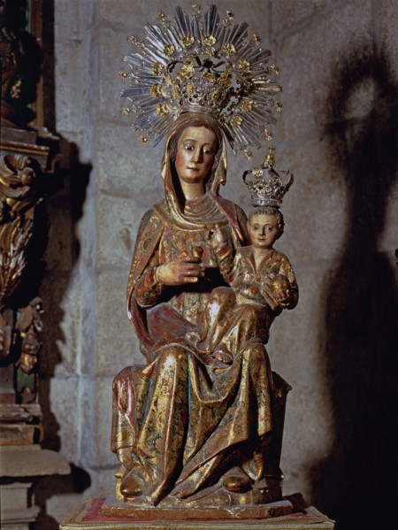 Gothic Virgin known as 'the Patron'.