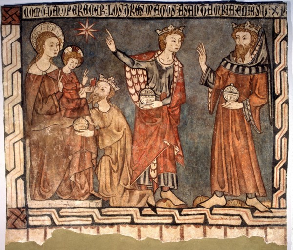Epiphany', fresco transferred to canvas.