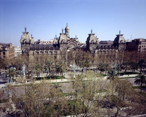 Barcelona Courthouse, designed by Enric Sagnier (1858-1931) and Josep Domenech i Estepà (1858-191?