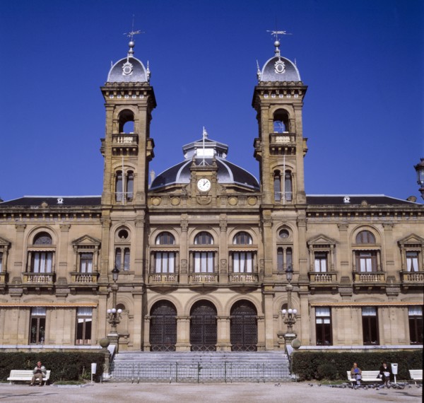 San Sebastian City Hall, built in 1882 as Grand Casino Kursal by architects Adolfo Morales de los?