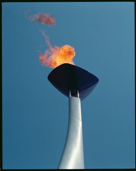 Olympic flame for the 1992 Olympics in Barcelona.