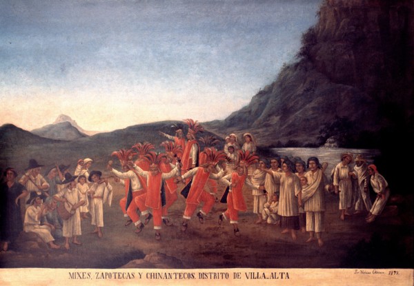Zapotec Indians dancing.