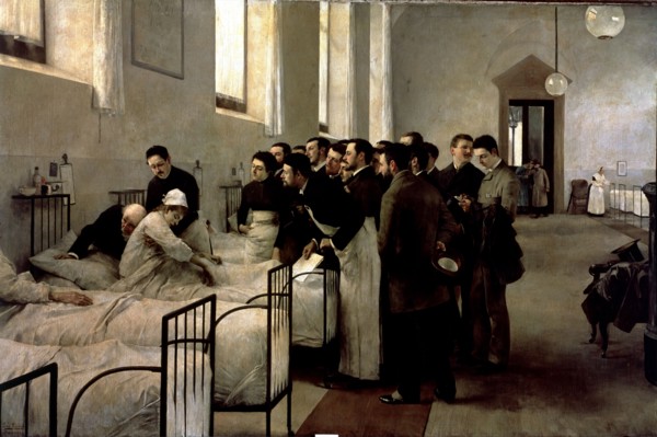 Visit to hospital.