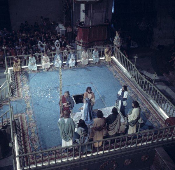 Mistery of Elche', drama represented from the Middle Ages in the Basilica of Saint Mary in Elche.?
