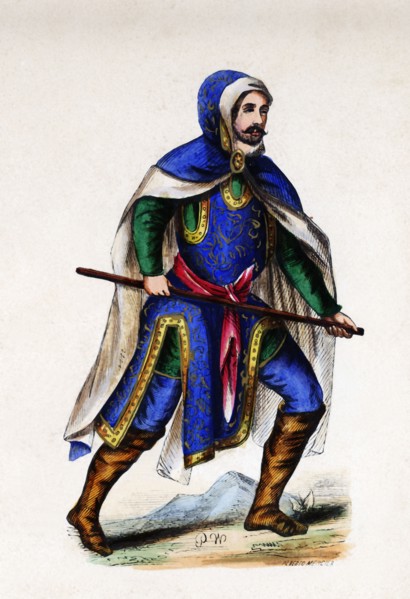 Military Costume of the Lower Rhine, sheet copied from the paintings in the gallery of the Instit?