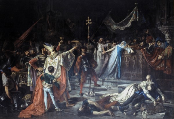 Sack of Rome', oil, 1887.