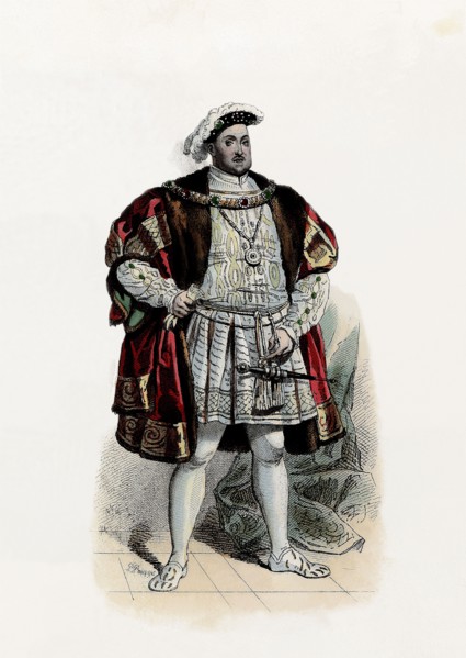 Henry VIII, King of England (Greenwich, 1491-Westminster, 1547), son of Henry VI, engraving from ?