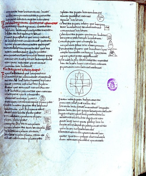 Page of St. Isidore's Etymologies.