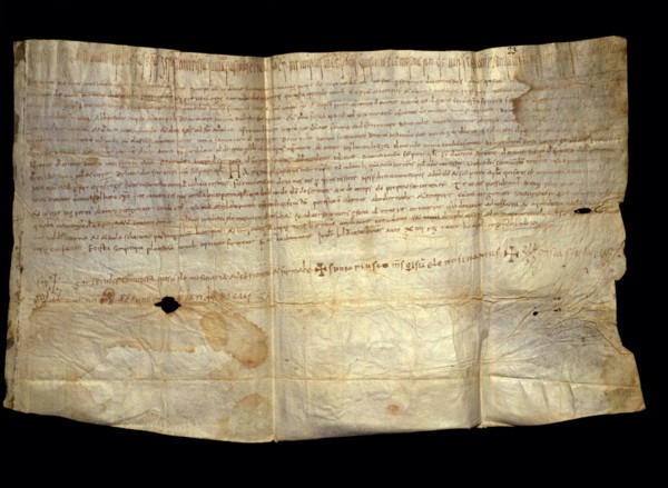 Execution of the will of the Count of Barcelona Wilfred II (+ 26 - April-911), parchment document?
