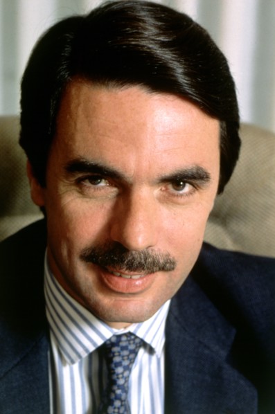 José María Aznar (1953 -) President of the government of Spain and Partido Popular politician, ph?