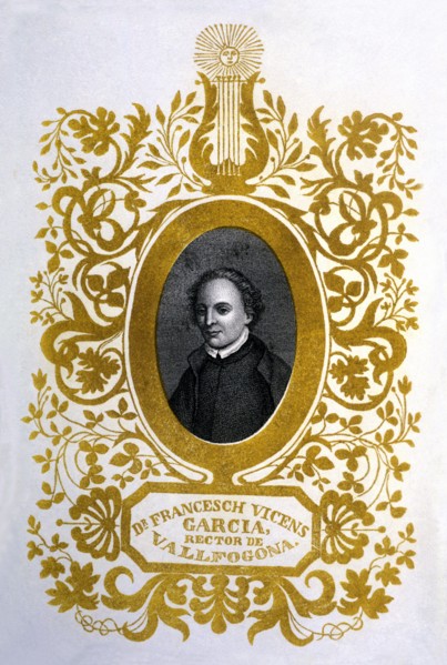 Francesc Vicenç Garcia y Torres (1579-1623), named Rector of Vallfogona, ecclesiastical and Catal?