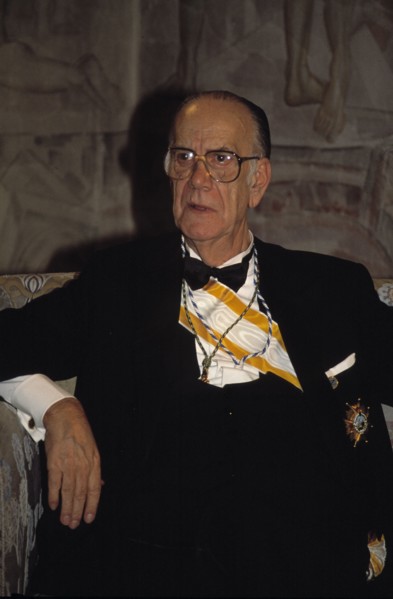 Camilo Jose Cela (1916-2002), Spanish writer, Nobel Prize for Literature in Stockholm after the A?