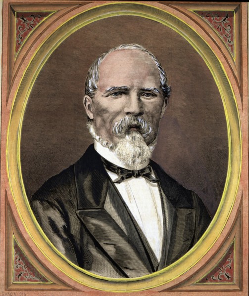 Ramon Cabrera i Griñó (Tortosa, 1806-1877), Army Military Carlist colored engraving of Spanish an?