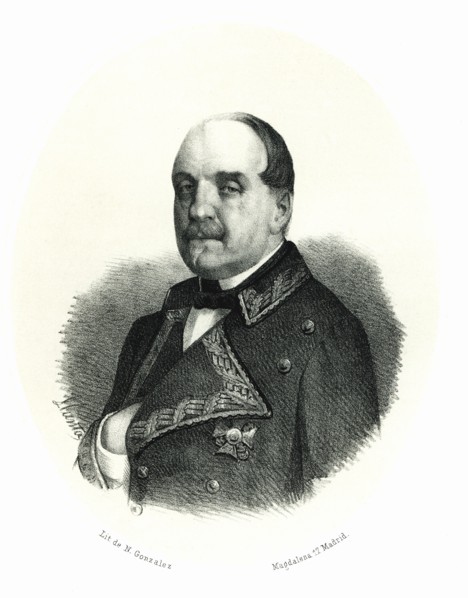 Leopoldo O'Donnell (1809-1867), general lieutenant in the army of Elizabeth II during the 1st Car?