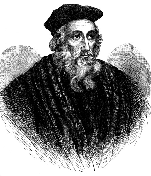 John Wycliffe (1320-1384), English theologian.