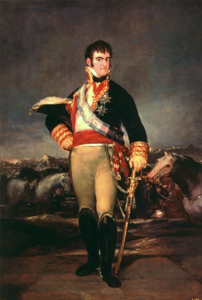 Fernando VII. (1784-1833), King of Spain. (1808-1833).