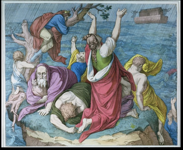 The Flood, engraving, 1860.