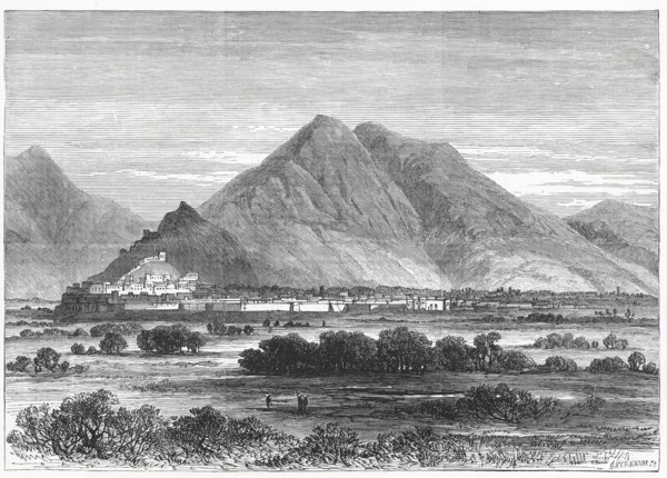 British-Afghan war, Kabul, capital of the territories of Shere Ali in Afghanistan.