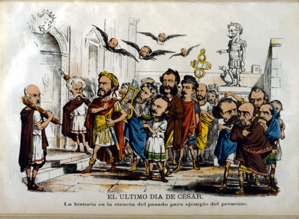 Juan Prim i Prats  (1814 - 1870), Spanish general, politician and president, political caricature?