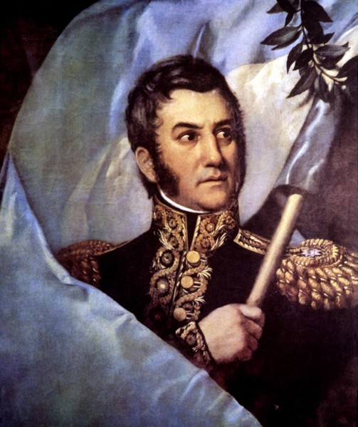 Jose de San Martin (1777-1850), Argentine general and politician, architect of of the Latin Ameri?