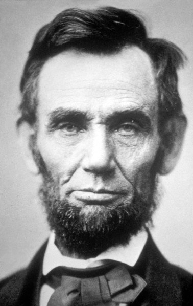 Abraham Lincoln (1809 - 1865). Sixteenth President of USA.