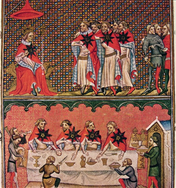 John II the Good, founded the Order of the Star, Miniature in 'Chronicles of France', illuminated?