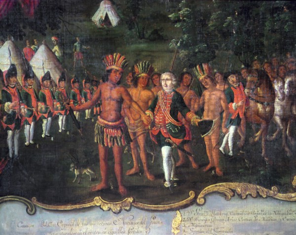 Matorras Governor's Camp in the Chaco, 1774, detail.