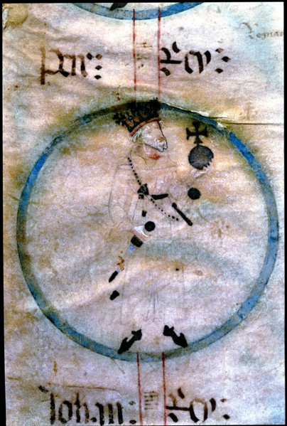 Peter III of Catalonia and IV of Aragon, called 'El Ceremoniós', (1319 - 1387), miniature in a pa?