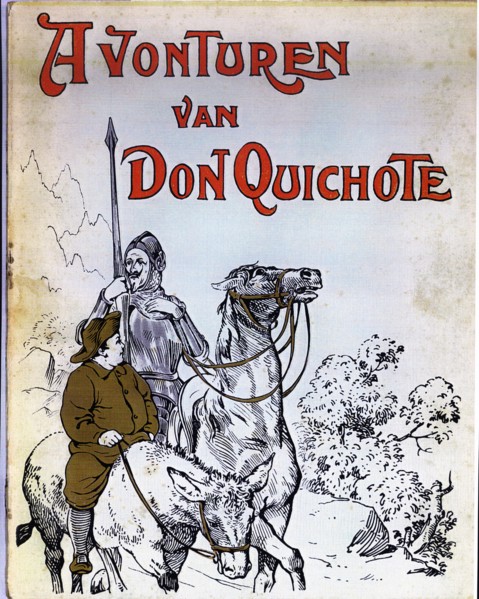 Title page of the book 'El ingenioso hidalgo Don Quijote de la Mancha' (The Ingenious nobleman Do?