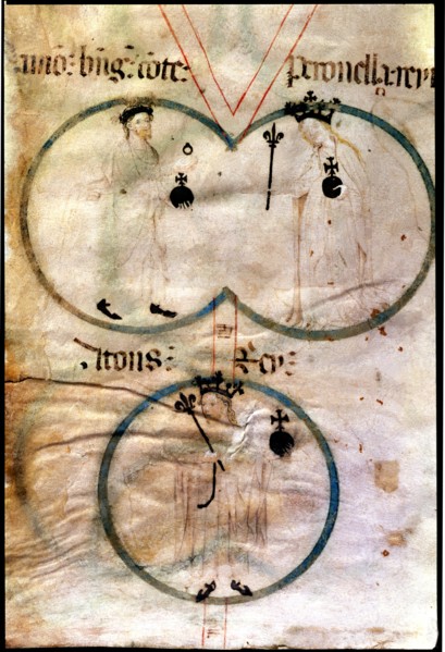 Ramon Berenguer IV (1113-1162), count of Barcelona, and Petronila (1136-1173), queen of Aragón. A?