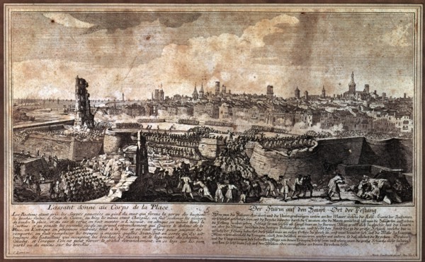 War of the Spanish Succession (1701 - 1715), 'Entrance of the troops of Philip V in Barcelona in ?