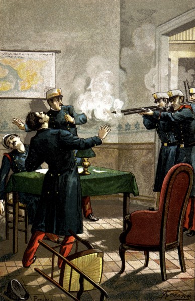 Uprising of 1866, mutiny or revolt of the sergeants at San Gil barracks in Madrid on June 22, 186?