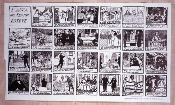 L'Auca del Senyor Ramón Esteve' with drawings by Ramon Casas and texts by Gabriel Alomar.