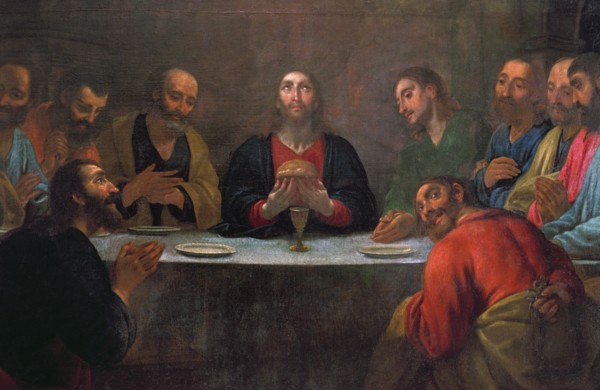 The Last Supper', oil on canvas, made in Barcelona or Tarragona towards 1710-1720 by Antonio Vila?